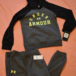 NWT Under Armour Boys Size 5 Matching Set